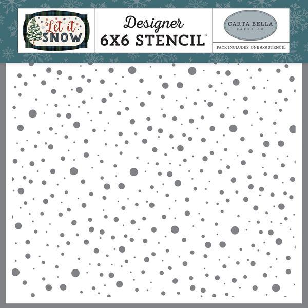 CBIS92033 Snowed In Stencil