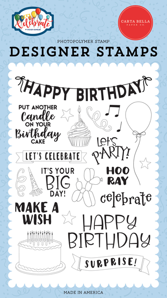 CBCB129049 Birthday Surprise Stamp Set