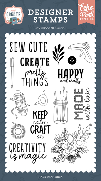 LC283040 Create Pretty Things Stamp Set