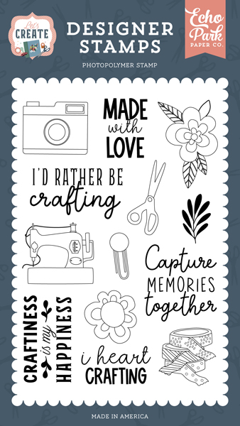 LC283041 I Heart Crafting Stamp Set