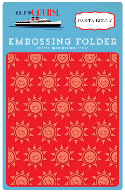 CBLC65031 Embossing Folder - Smiling Sunshine