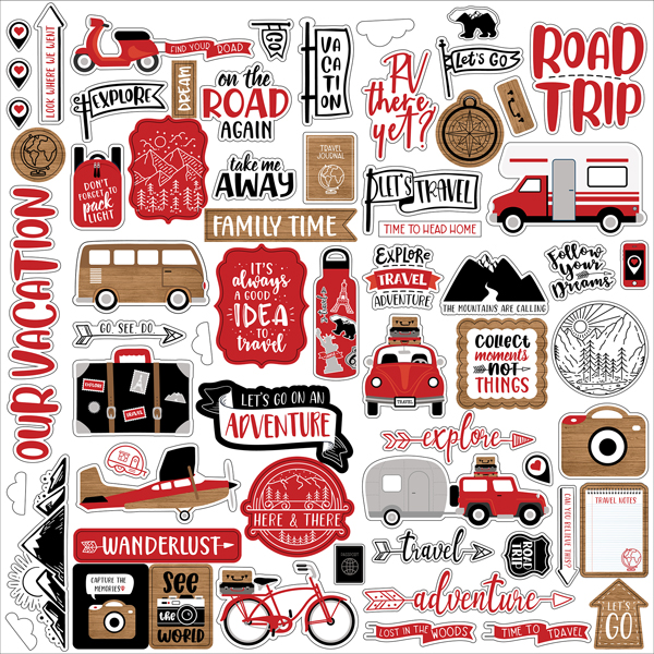 LGA242014 Let's Go Anywhere Element Sticker