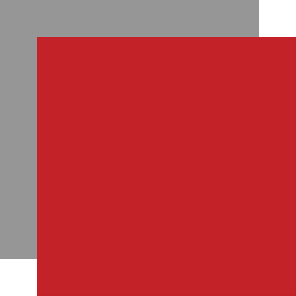 LGA242017 Red Lt Gray Coordinating Solid