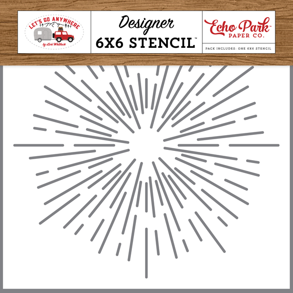 LGA242033 Starburst Stencil