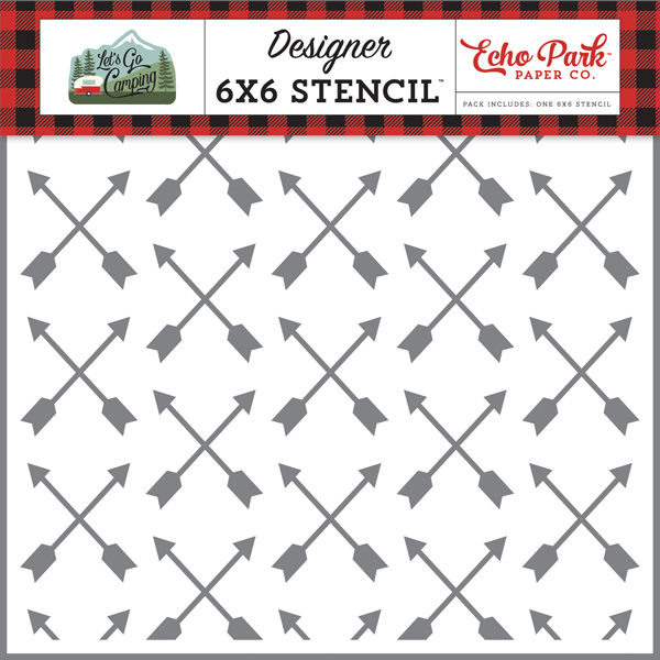 LGC246034 Shooting Arrows Stencil