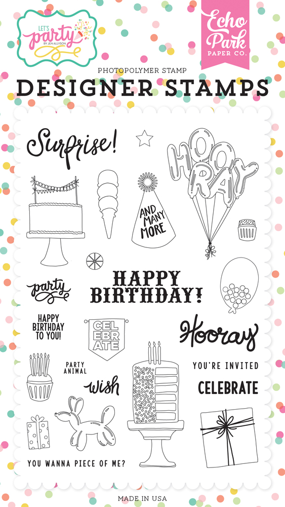 LP170041 Party Animal 4x6 Stamp