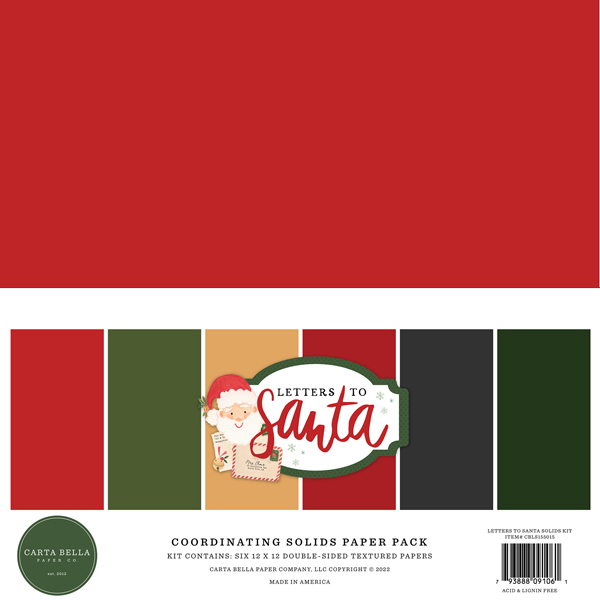 CBLS155015 Letters To Santa Solids Kit