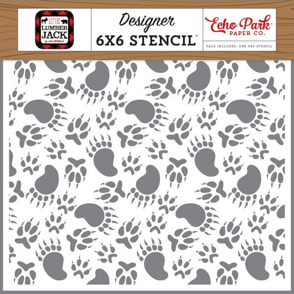 LL195033 Animal Tracks Stencil