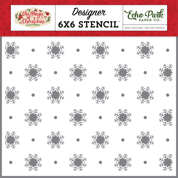MOC286033 Magic Of Snowfall Stencil
