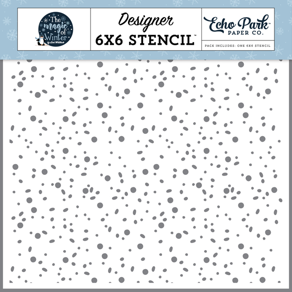 MOW291033 Fun Flurries Stencil