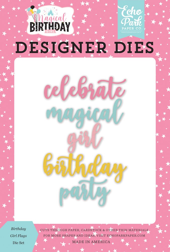 MBG231042 Magical Birthday Girl Word Die Set