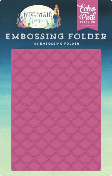 MDR175031 Mermaid Scales Embossing Folder