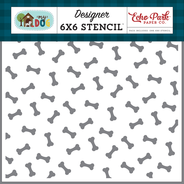 MD226033 Dog Bones Stencil