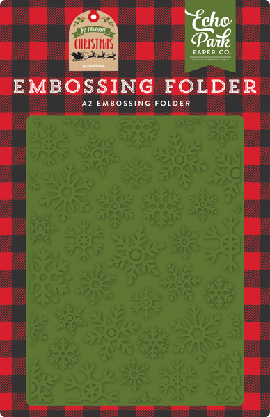 MFC190032 Christmas Snowfall Embossing Folder