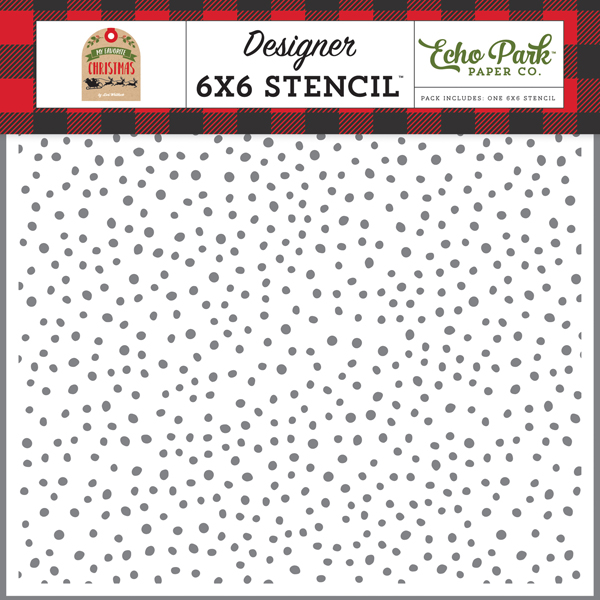 MFC190034 Merry Snow Stencil