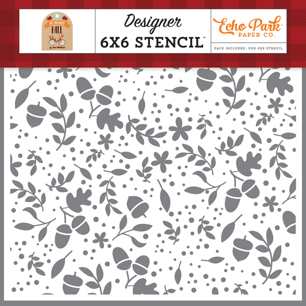 MFF187035 Autumn Floral Stencil