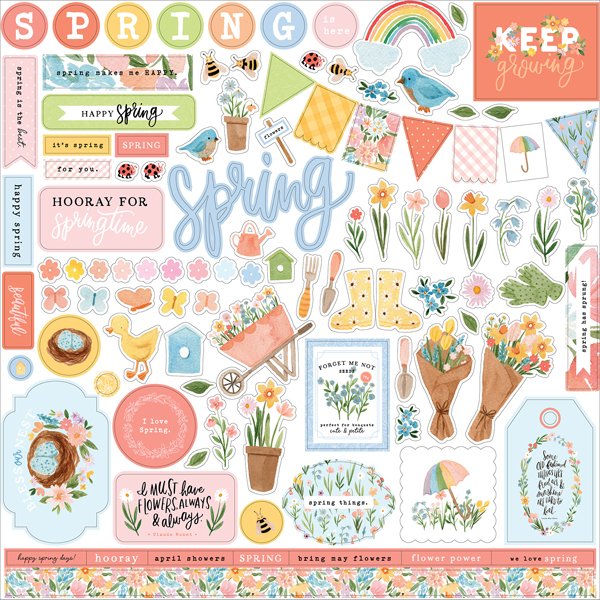 FS266014 My Favorite Spring Sticker Sheet