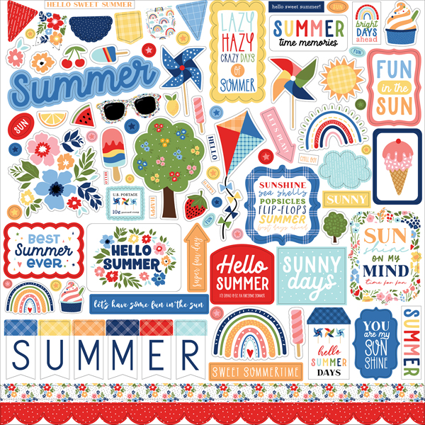 MYS273014 My Favorite Summer Element Sticker