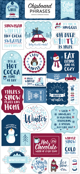 MFW193022 My Favorite Winter Chipboard Phrases