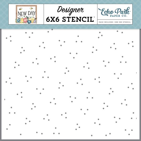 ND267033 New Day Dots Stencil