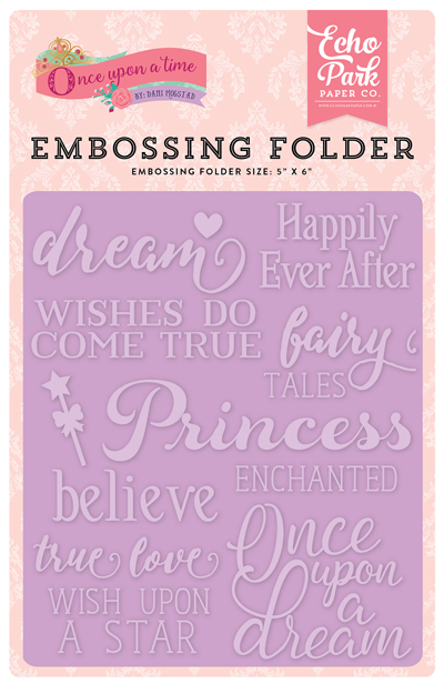 OUG122031 Embossing Folder - Fairytale Word