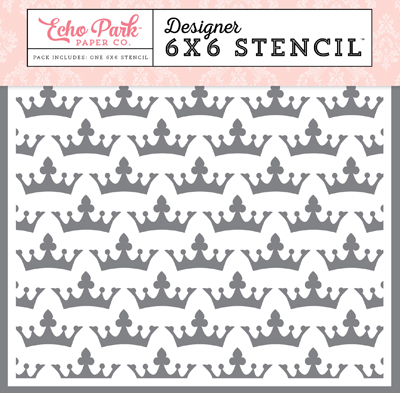 OUG122036 Royal Crowns Stencil