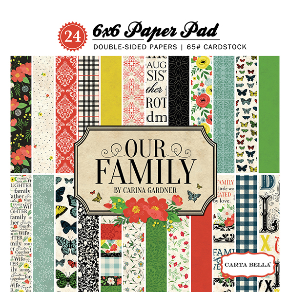 CBOF75015 Our Family 6x6 Paper Pad