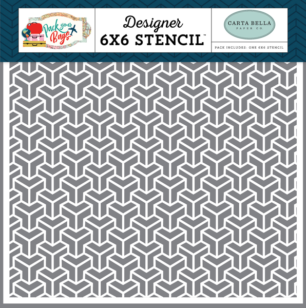 CBPYB86033 Travel Far Stencil