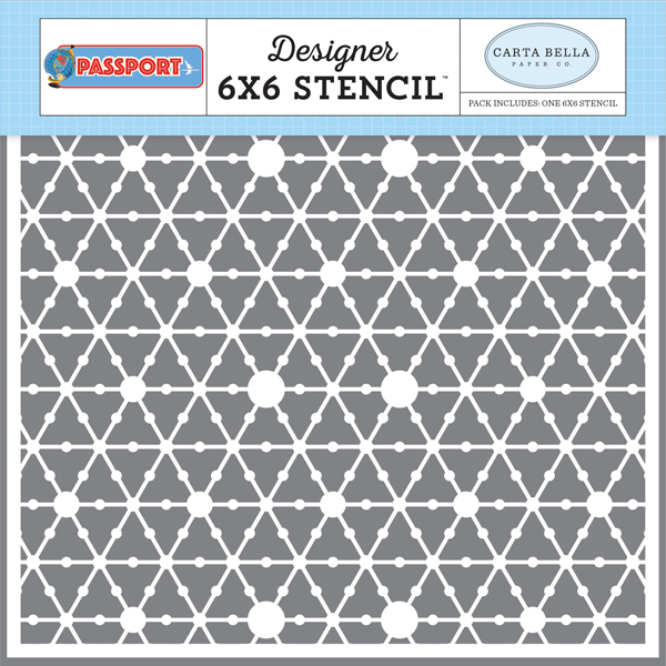 CBPAS84033 Dot the World Stencil