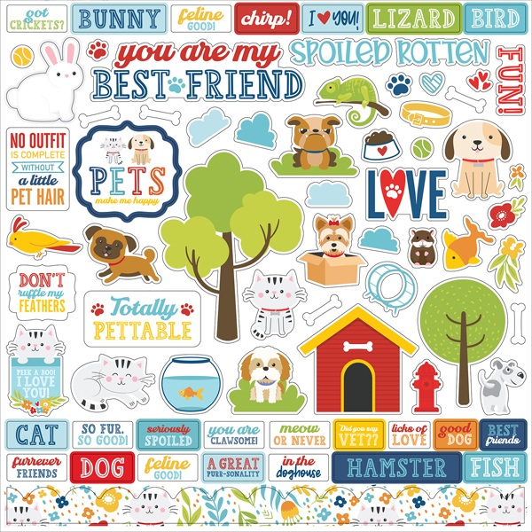 PET293014 Pets Element Sticker