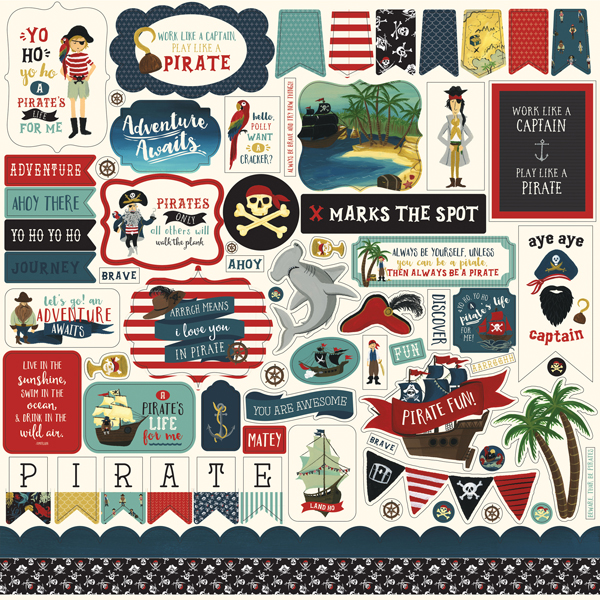 PTA176014 Pirate Tales Element Sticker