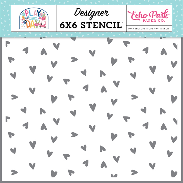 PAG268033 Sweet Hearts Stencil