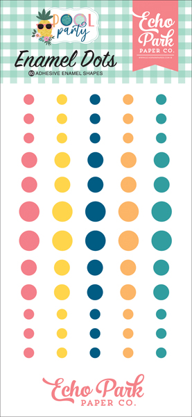 POP240028 Pool Party Enamel Dots
