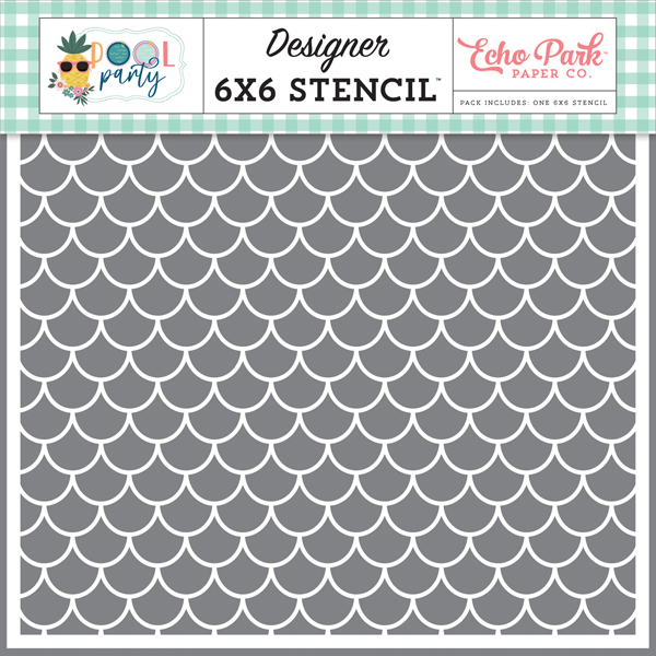 POP240034 Mermaid Tail Stencil