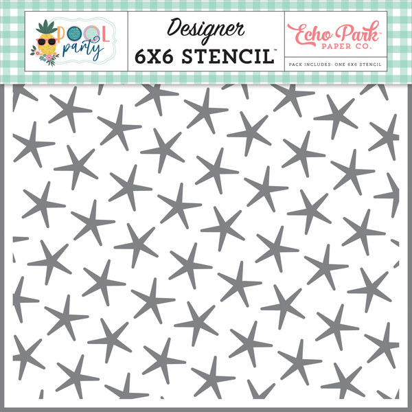 POP240035 Summer Starfish Stencil