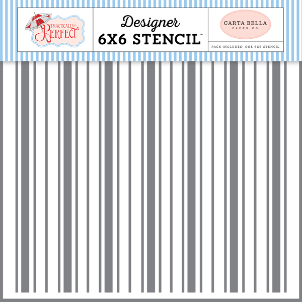 CBPP81033 Kite Stripe Stencil