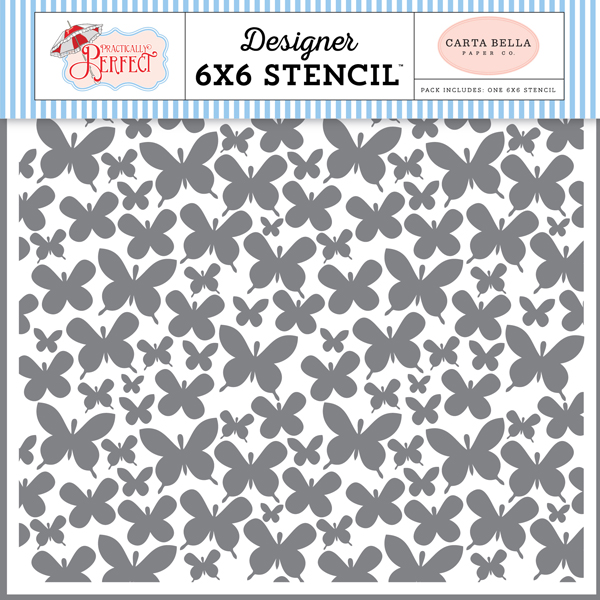 CBPP81034 Butterfly Garden Stencil