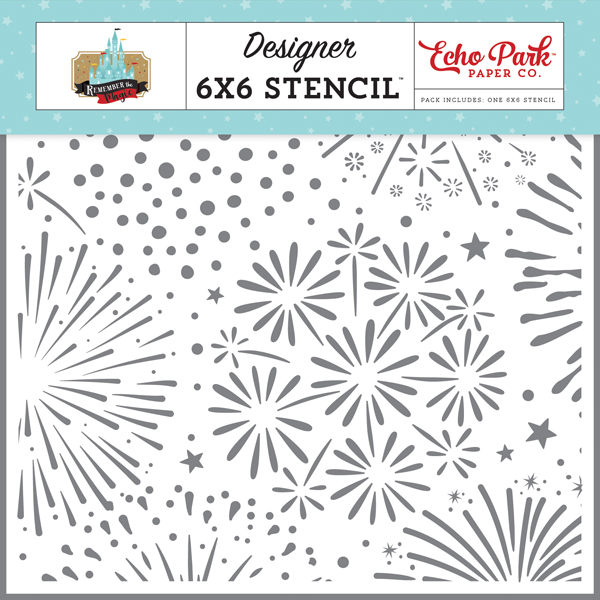 REM208035 Firework Show Stencil