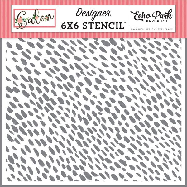 SAL196033 Polish Strokes Stencil