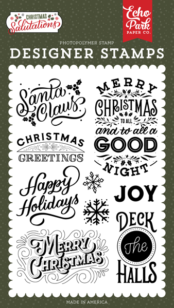 SAC255046 Santa Claus Stamp Set