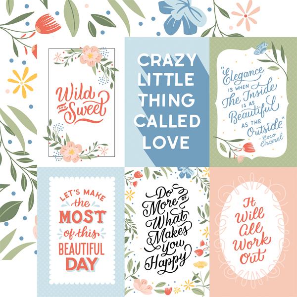 SAN244004 4x6 Journaling Cards