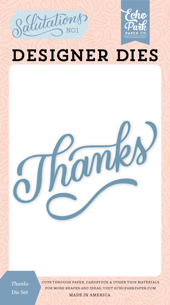 SAN244041 Thanks Die Set