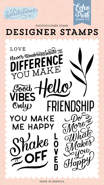 SAN244044 You Make Me Happy Stamp Set