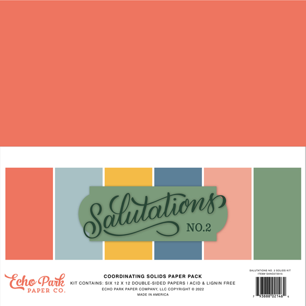 SANO272015 Salutations No. 2 Solids Kit