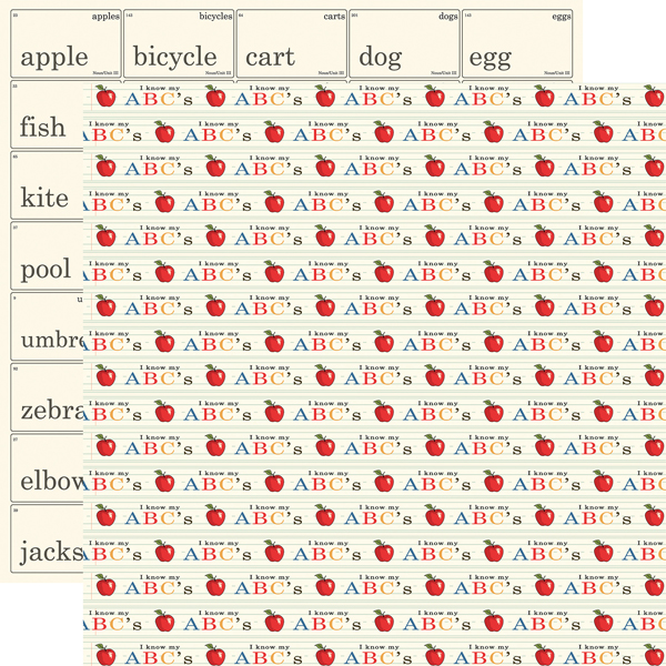 CBDS118010 Apples And ABCs