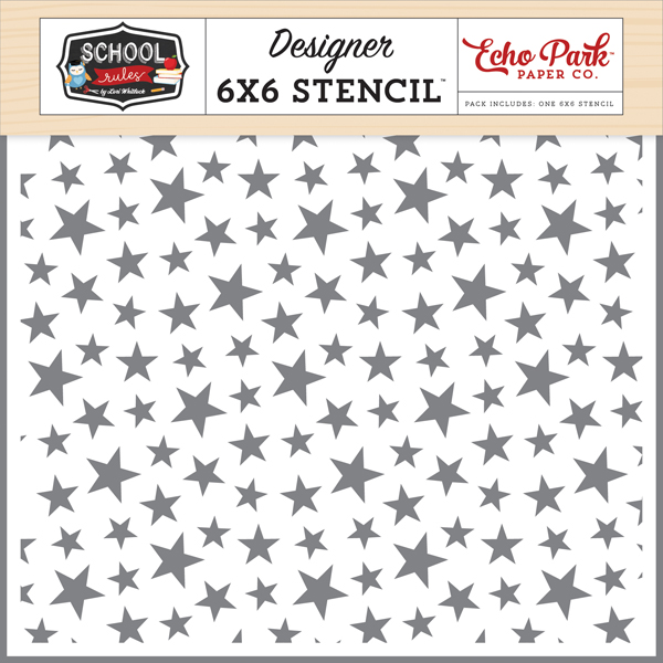 SCR215034 Star Student Stencil