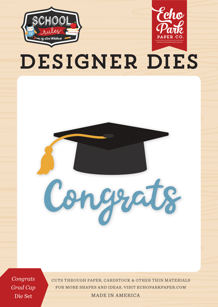SCR215042 Congrats Grad Cap Die Set