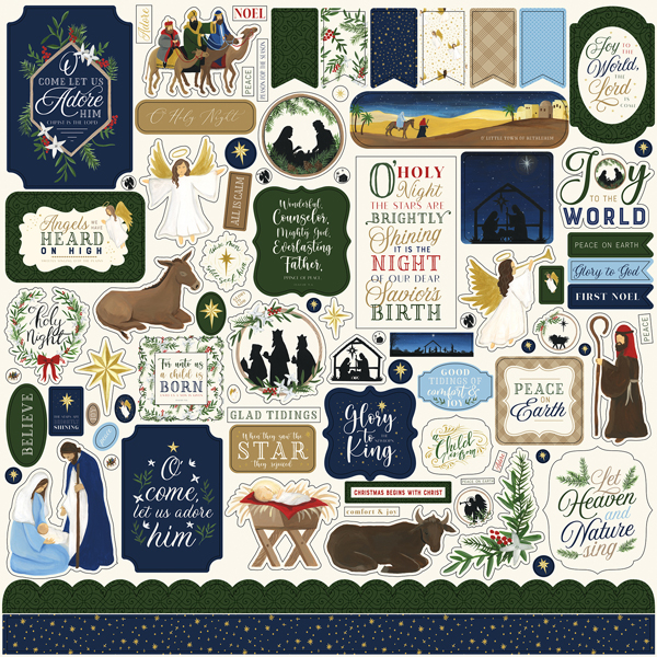 SN222014 Silent Night Element Sticker