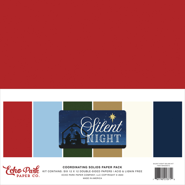 SN222015 Silent Night Solids Kit