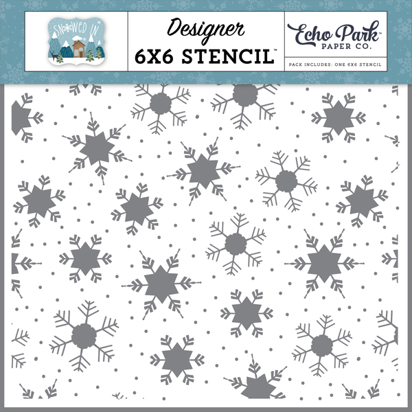 SI288033 Catch Snowflakes Stencil